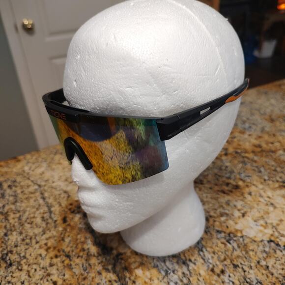 ROVE Performance Sports Sunglasses UV400 Mirrored Lens Cycling Running Unisex Ad - Picture 1 of 14